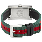 Gucci G-Frame Green and Red Mother of Pearl Dial Ladies Watch #YA147404 - Watches of America #3