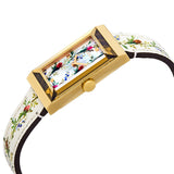 Gucci G-Frame Mother of Pearl Floral Dial Ladies Watch #YA147407 - Watches of America #2