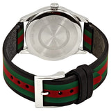 Gucci G-Timeless Tri-Color Dial Leather Men's Watch #YA1264079 - Watches of America #3