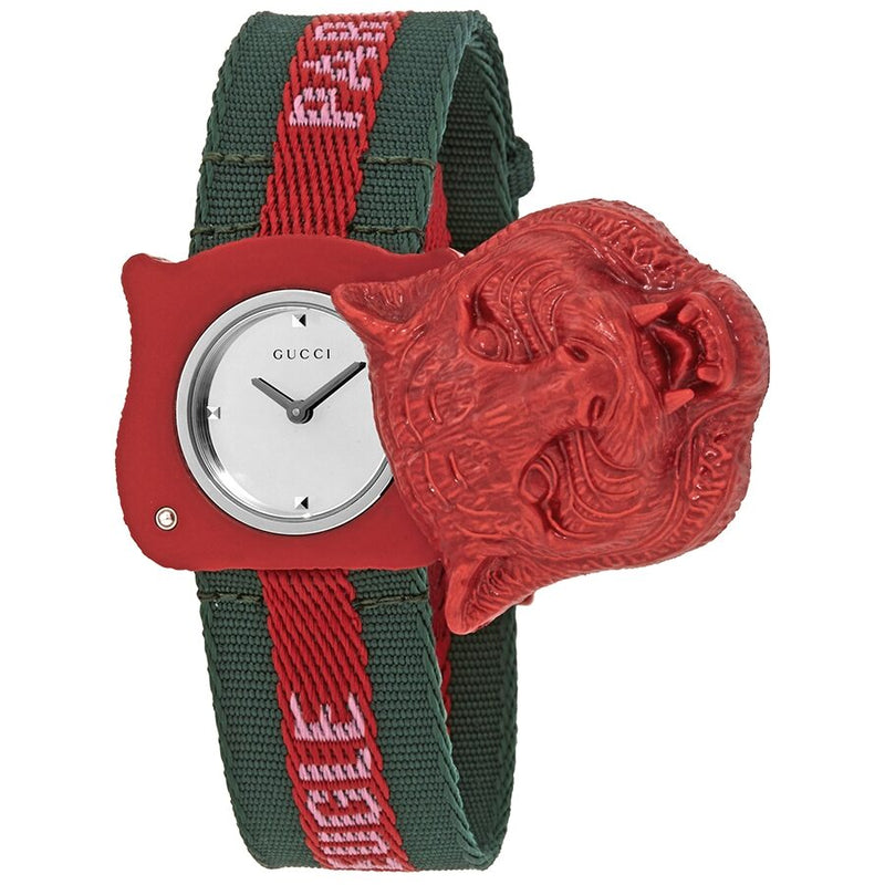 Gucci Le Marche Des Merveilles Red Tiger Ladies Watch #YA146409 - Watches of America