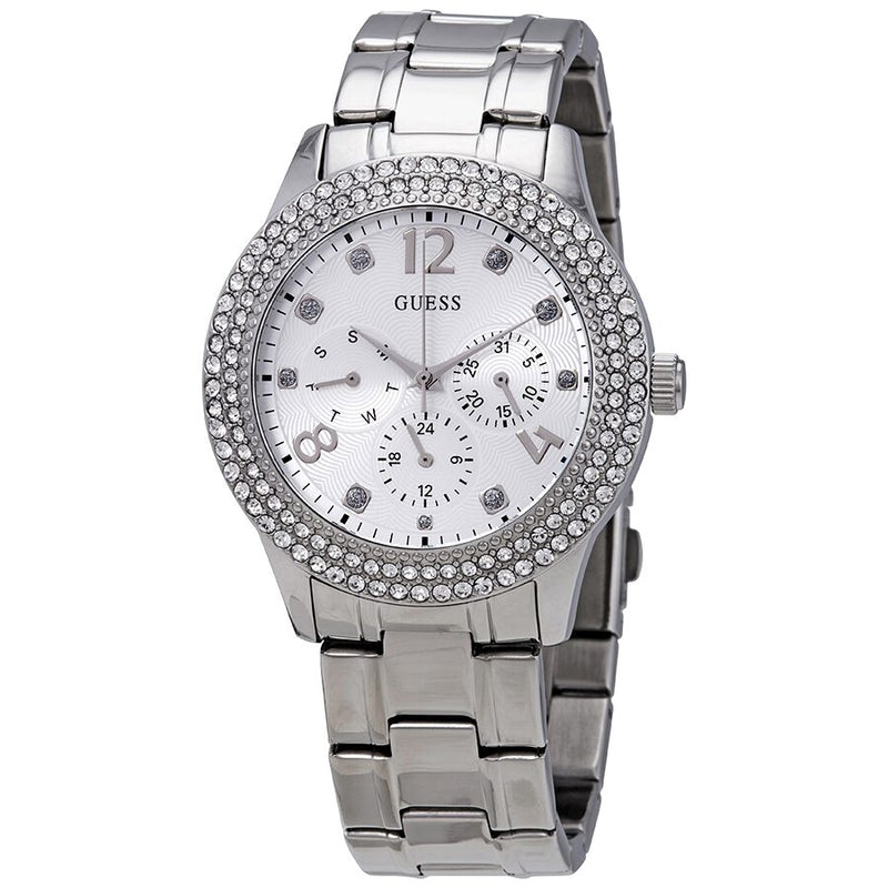Guess Bedazzle Ladies Multifunction Watch W1097L1 - Watches of America