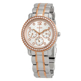Guess Enchanting Silver Dial Ladies Multifunction Crystal Watch W0305L3 - Watches of America