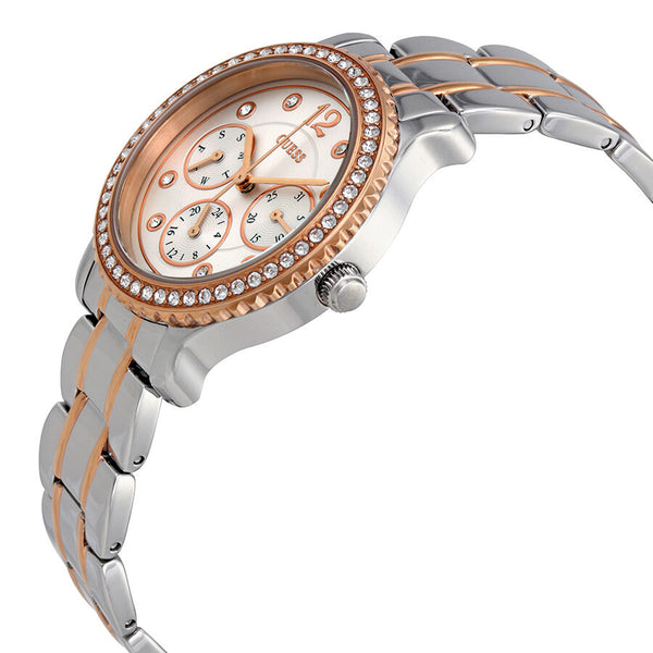 Guess Enchanting Silver Dial Ladies Multifunction Crystal Watch W0305L3 - Watches of America #2