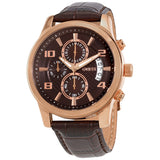 Guess Exec Brown Dial Men's Chronograph Watch W0076G4 - Watches of America