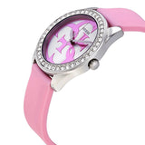 Guess G-Twist Quartz Silver Dial Pink Silicone Ladies Watch W1240L1 - Watches of America #2