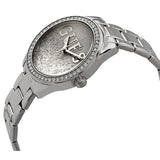 Guess Glitter Girl Silver Dial Stainless Steel Ladies Watch W0987L1 - Watches of America #2