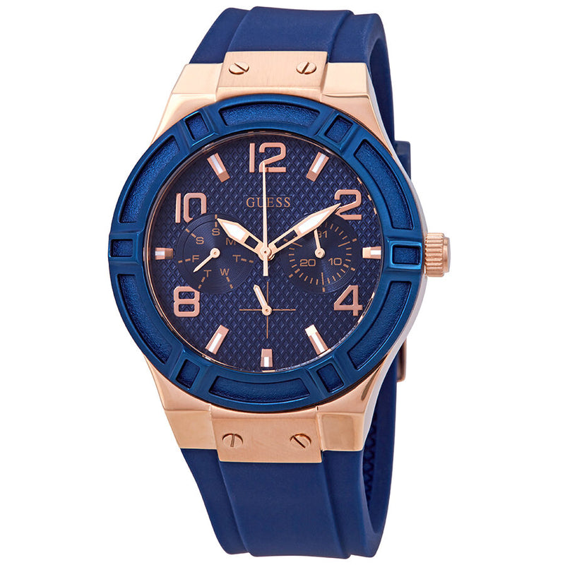 Guess Jet Setter Blue Dial Ladies Watch W0571L1 - Watches of America