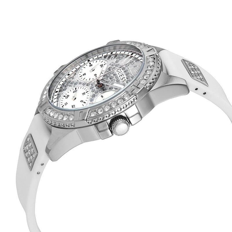 Guess Lady Frontier Quartz Crystal Silver Dial Ladies Watch W1160L4 - Watches of America #2