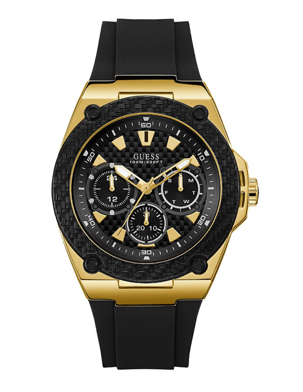 Guess Legacy Quartz Watches – of Men\'s Dial Black America W1049G5 Watch