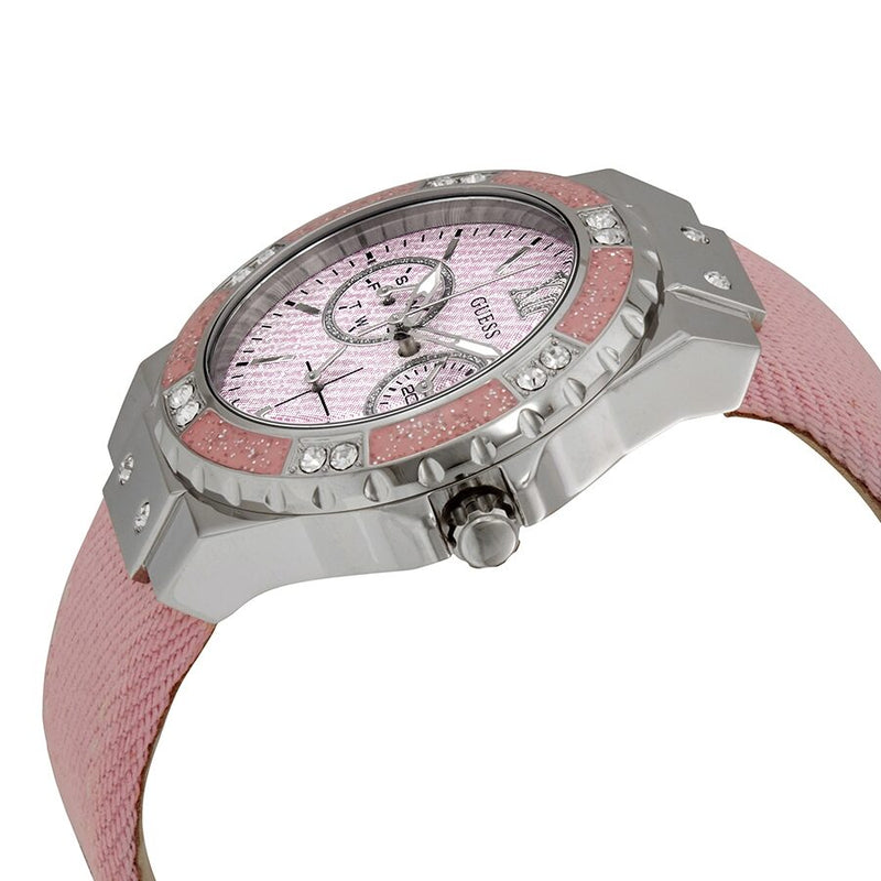 Guess Limelight Quartz Crystal Pink Dial Ladies Watch W0775L15 - Watches of America #2