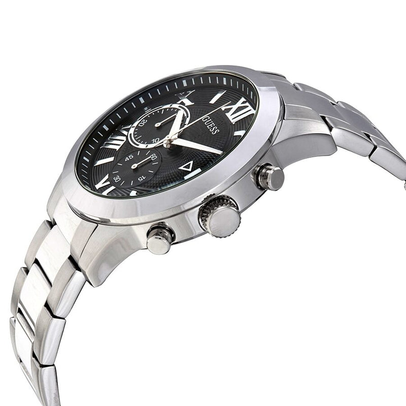 Guess Modern Classic Chronograph Quartz Black Dial Men's Watch W0668G3 - Watches of America #2