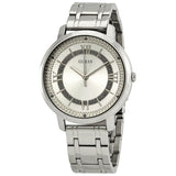 Guess Montauk Silver Dial Stainless Steel Ladies Watch W0933L1 - Watches of America