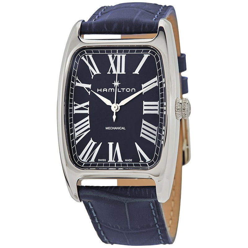 Hamilton Boulton Hand Wind Blue Dial Men's Watch #H13519641 - Watches of America