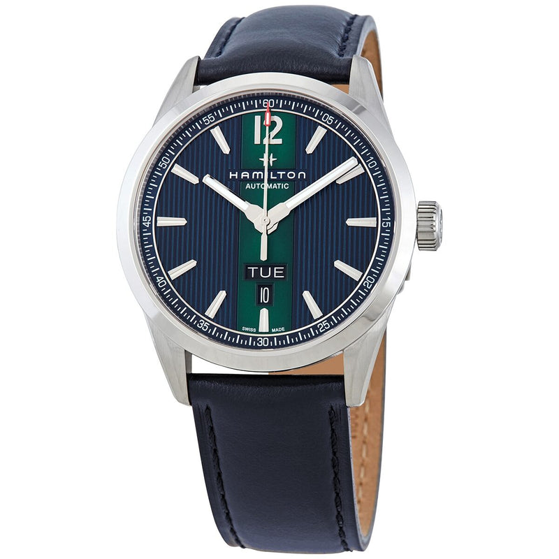 Hamilton Broadway Automatic Blue and Green Dial Men's Watch #H43515641 - Watches of America