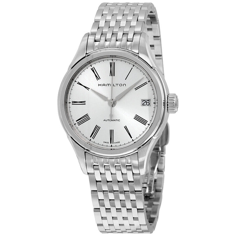 Hamilton Classic Jazzmaster Valiant White Dial Stainless Steel Ladies Watch #H39415154 - Watches of America
