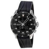 Hamilton Flight Timer Chronograph Black Dial Rubber Men's Watch #H64554331 - Watches of America
