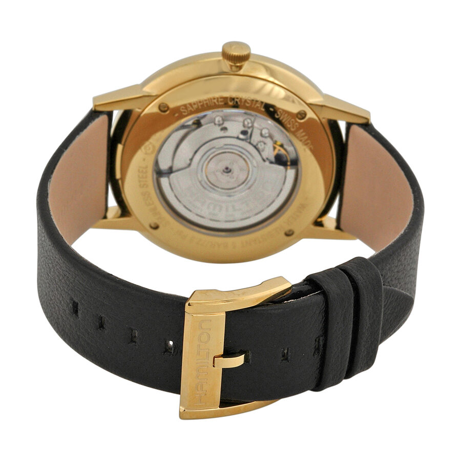 Hamilton Intra-Matic Automatic Yellow Gold PVD Men's Watch 