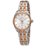 Hamilton Jazzmaster Automatic Silver Dial Ladies Two Tone Watch #H42225151 - Watches of America