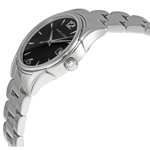 Hamilton Jazzmaster Black Dial Stainless Steel Ladies Watch #H32351135 - Watches of America #2