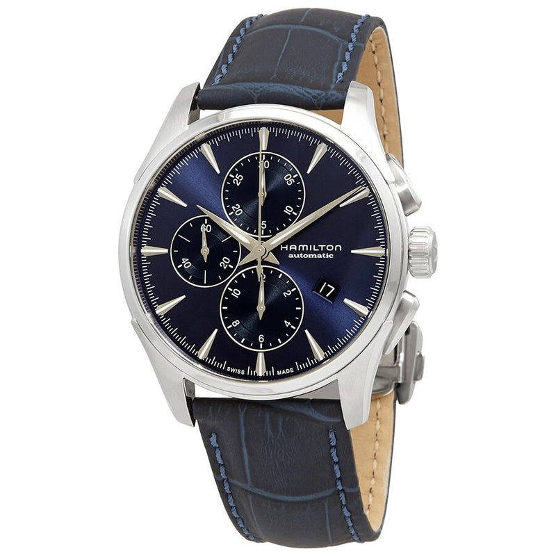 Hamilton Jazzmaster Chronograph Automatic Blue Dial Men's Watch #H32586641 - Watches of America