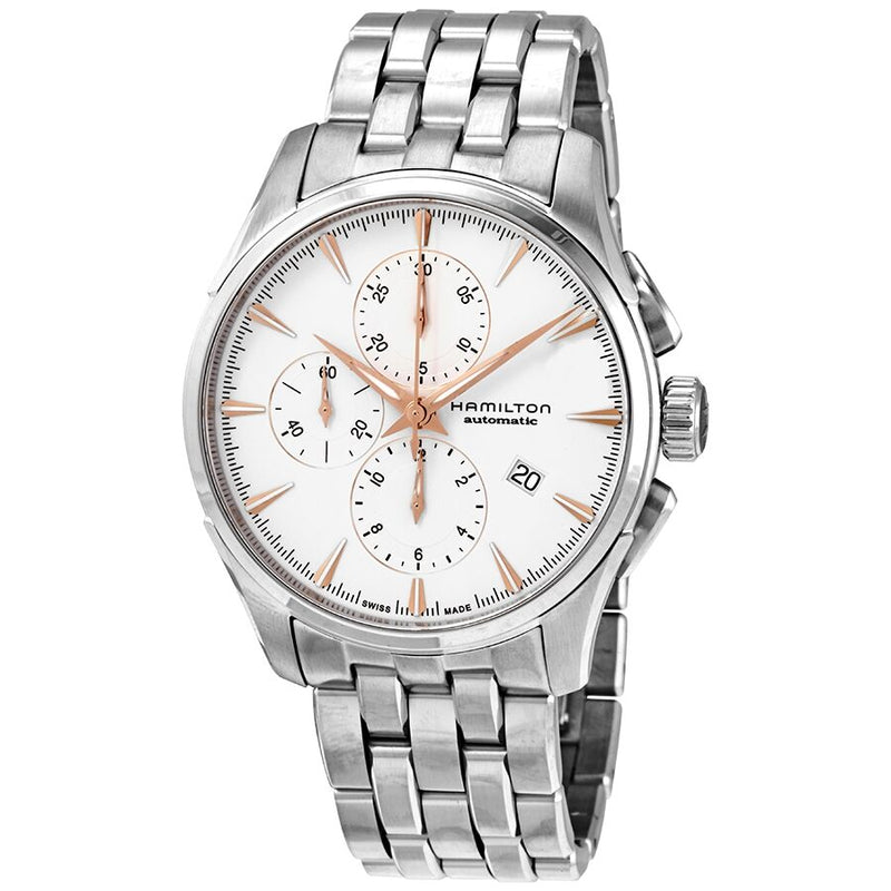 Hamilton Jazzmaster Chronograph Automatic Silver Dial Men's Watch #H32586111 - Watches of America