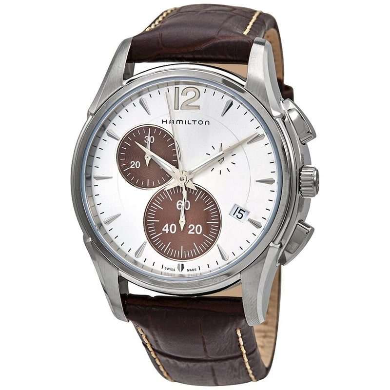 Hamilton Jazzmaster Chronograph Quartz Silver Dial Men's Watch #H32612551 - Watches of America