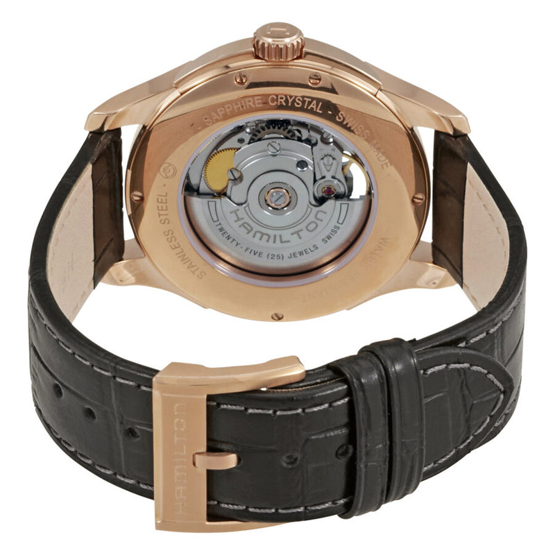 Hamilton jazzmaster open heart best sale rose gold