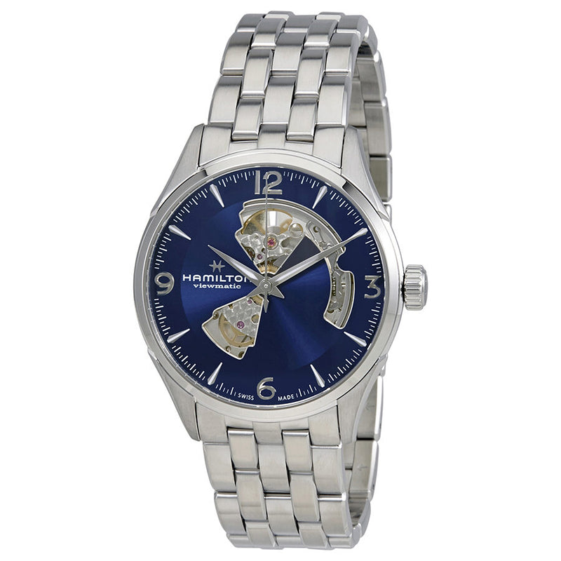 Hamilton Jazzmaster Automatic Open Heart Blue Dial Men's Watch #H32705141 - Watches of America
