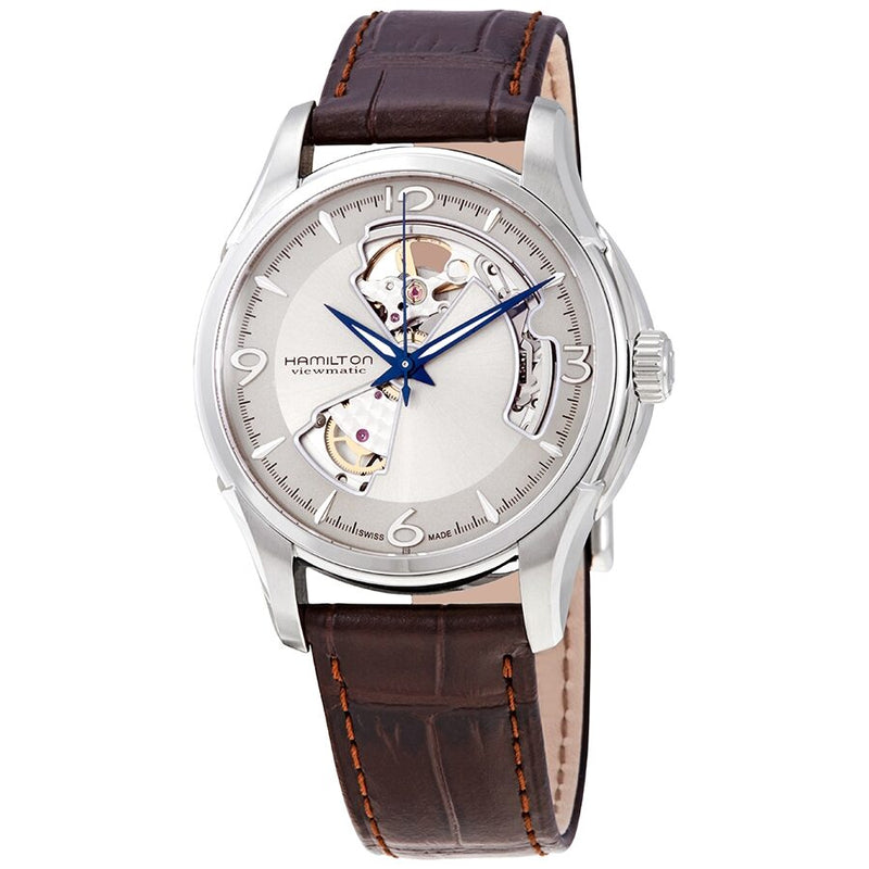 Hamilton Jazzmaster Open Heart Silver Dial Men's Watch #H32565521 - Watches of America