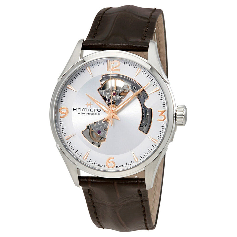 Hamilton Jazzmaster Open Heart Silver Dial Men's Watch #H32705551 - Watches of America
