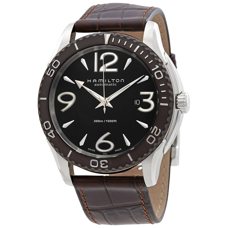 Hamilton Jazzmaster Seaview Automatic Black Dial Men's Watch #H37715535 - Watches of America
