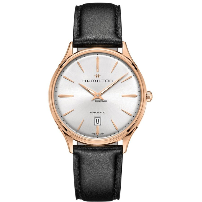 Hamilton Jazzmaster Thinline 18kt Rose Gold Automatic Watch H38545751#H443496 - Watches of America