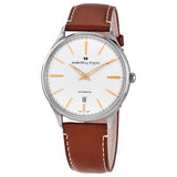 Hamilton Jazzmaster Thinline Automatic White Dial Men's Watch #H38525512 - Watches of America