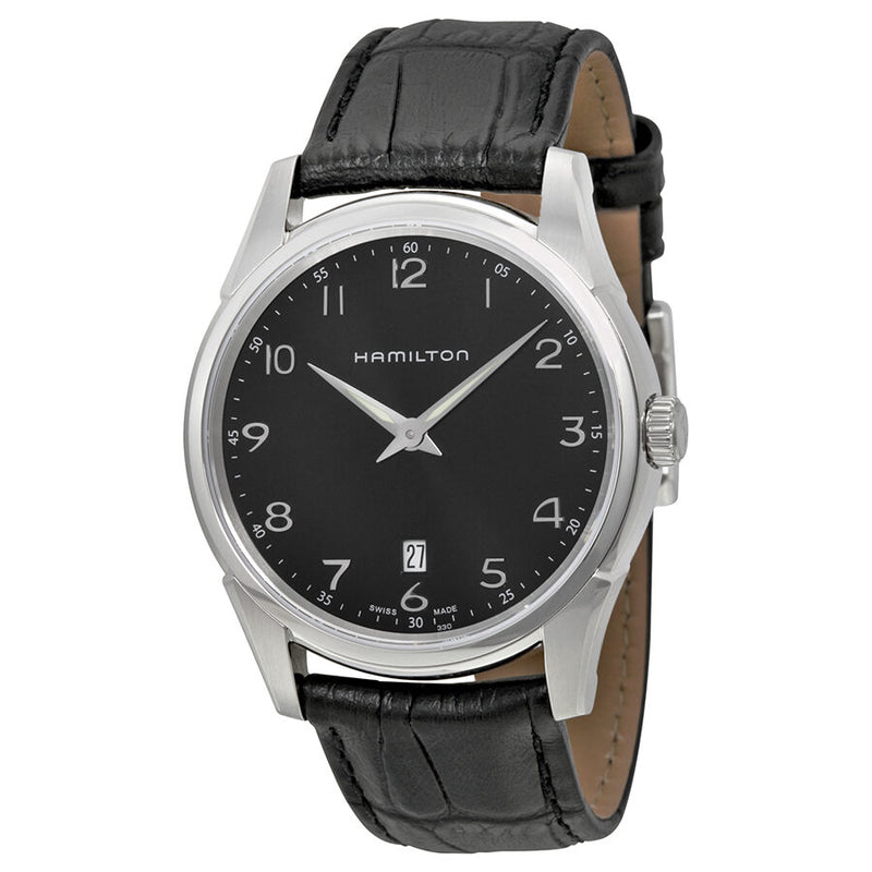 Hamilton Jazzmaster Thinline Black Dial Men's Watch #H38511733 - Watches of America