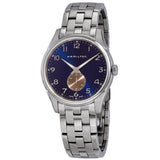 Hamilton Jazzmaster Thinline Quartz Blue Dial Men's Watch #H38411140 - Watches of America