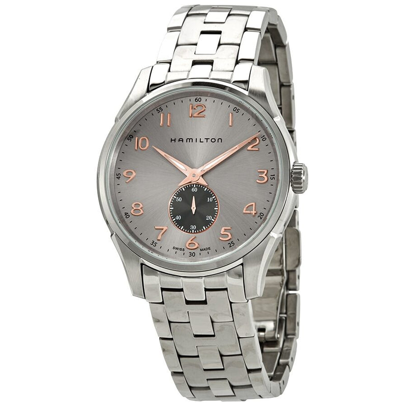 Hamilton Jazzmaster Thinline Quartz Grey Dial Men's Watch #H38411180 - Watches of America