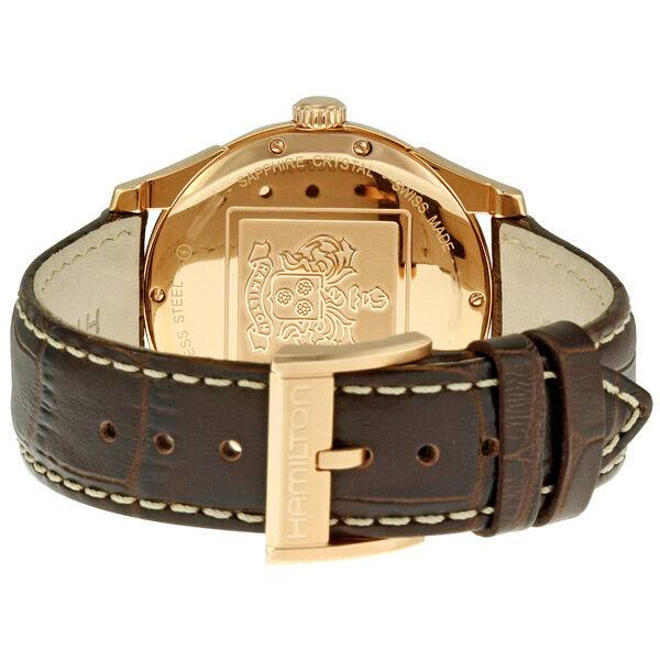 Hamilton Jazzmaster Thinline Rose Gold PVD Men's Watch #H38441553 - Watches of America #3