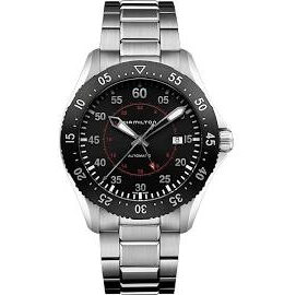 Hamilton Khaki Aviation Pilot GMT Auto Men's Watch #H76755135 - Watches of America