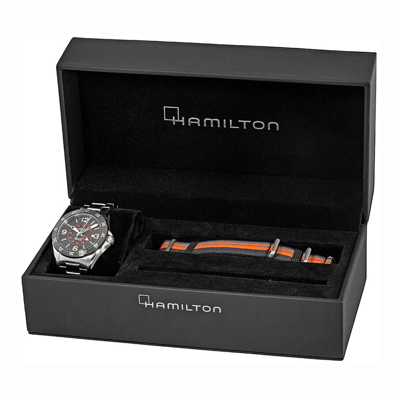 Hamilton Khaki Aviation Pilot GMT Black Dial Automatic Men's Watch #H76755131 - Watches of America #4