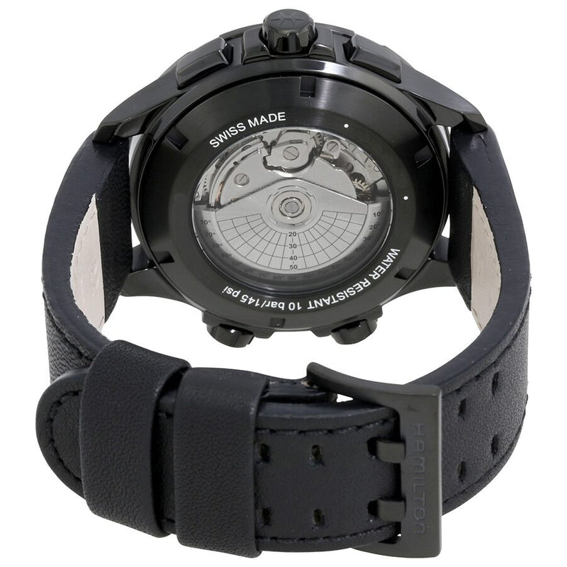 Hamilton Khaki Aviation X-Wind Automatic Men's Chronograph Leather Watch #H77736733 - Watches of America #3