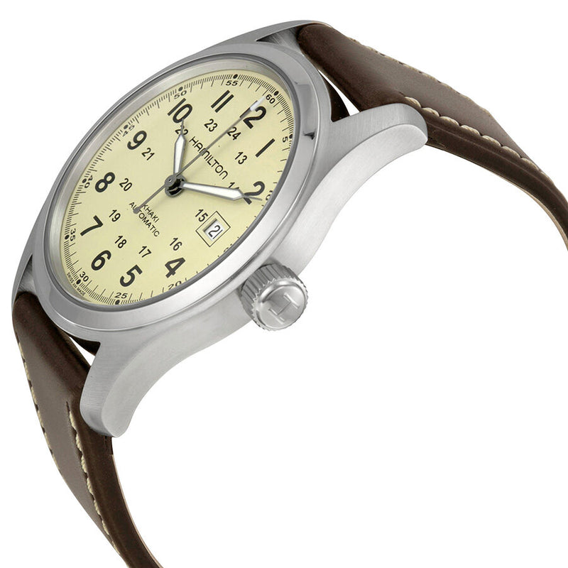 Hamilton Khaki Field Automatic Beige Dial Men's Watch #H70555523 - Watches of America #2
