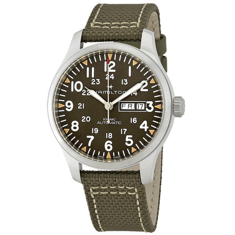 Hamilton Khaki Field Automatic Grey Dial Men's Watch #H70535081 - Watches of America