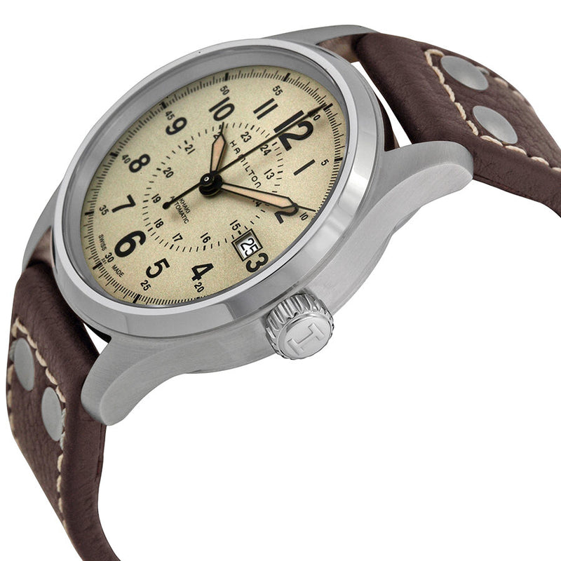 Hamilton Khaki Field Automatic Old Paper Dial Men's Watch #H70595523 - Watches of America #2