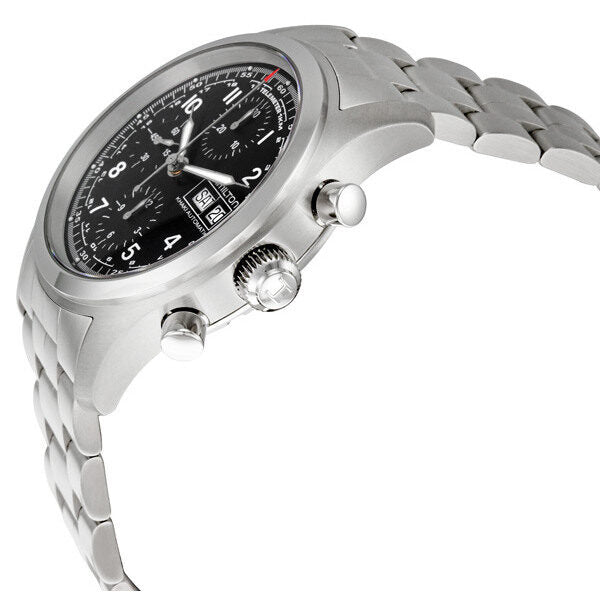 Hamilton Khaki Field Black Dial Chronograph Automatic Men's Watch #H71516137 - Watches of America #2