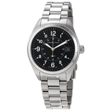 Hamilton Khaki Field Black Dial Stainless Steel Men's Watch #H68551933 - Watches of America