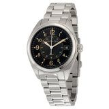Hamilton Khaki Field Black Dial Stainless Steel Men's Watch #H68551133 - Watches of America