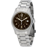 Hamilton Khaki Field Brown Dial Stainless Steel Men's Watch #H68201193 - Watches of America