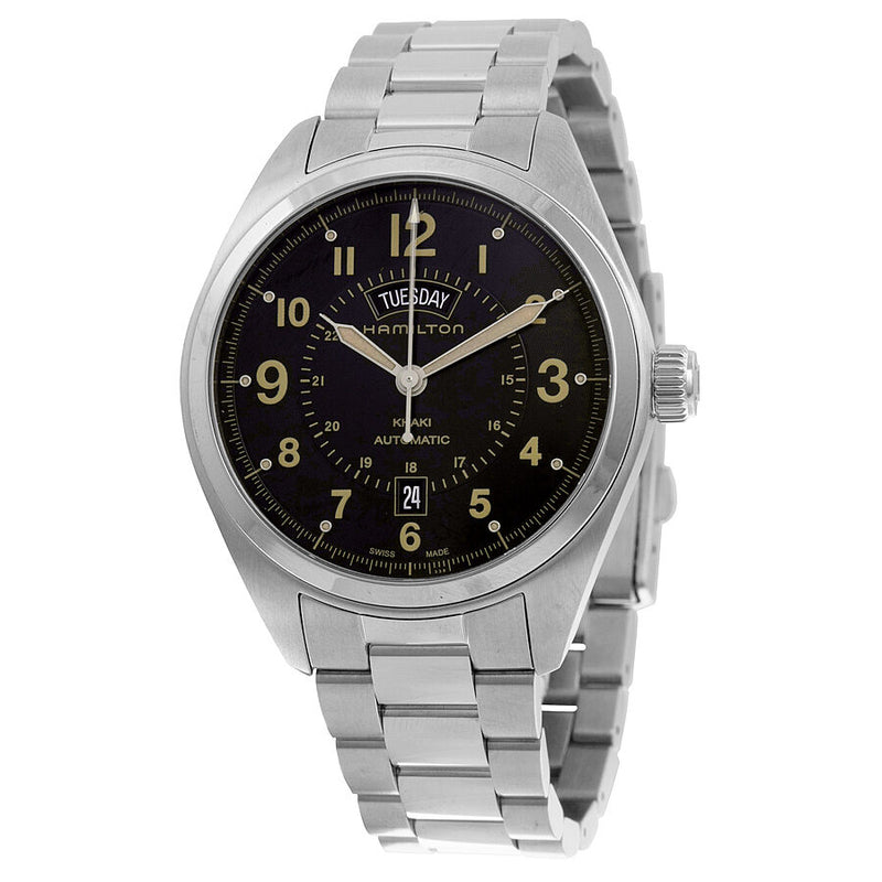 Hamilton Khaki Field Day Date Auto Black Dial Men's Watch #H70505933 - Watches of America