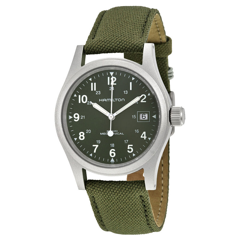 Hamilton Khaki Field Green Dial Men's Watch #H69419363 - Watches of America