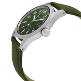 Hamilton Khaki Field Mechanical Green Dial Men's Watch #H69439363 - Watches of America #2